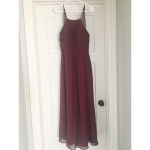 Azazie Ginger in Cabernet